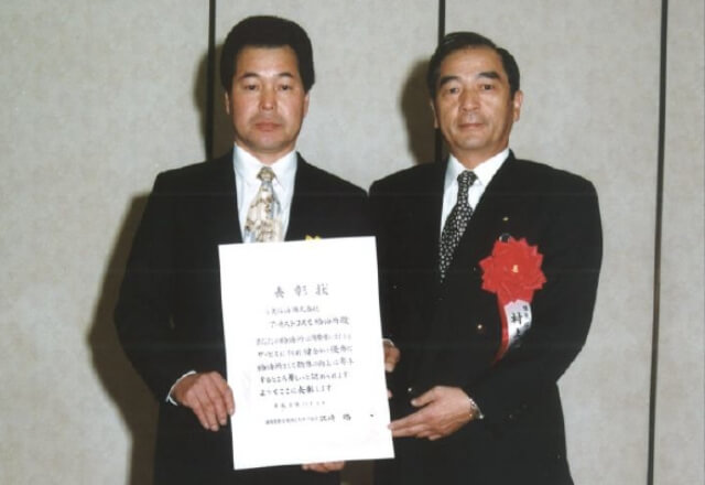 佐藤所長（左）と代表 ※創業者（右）